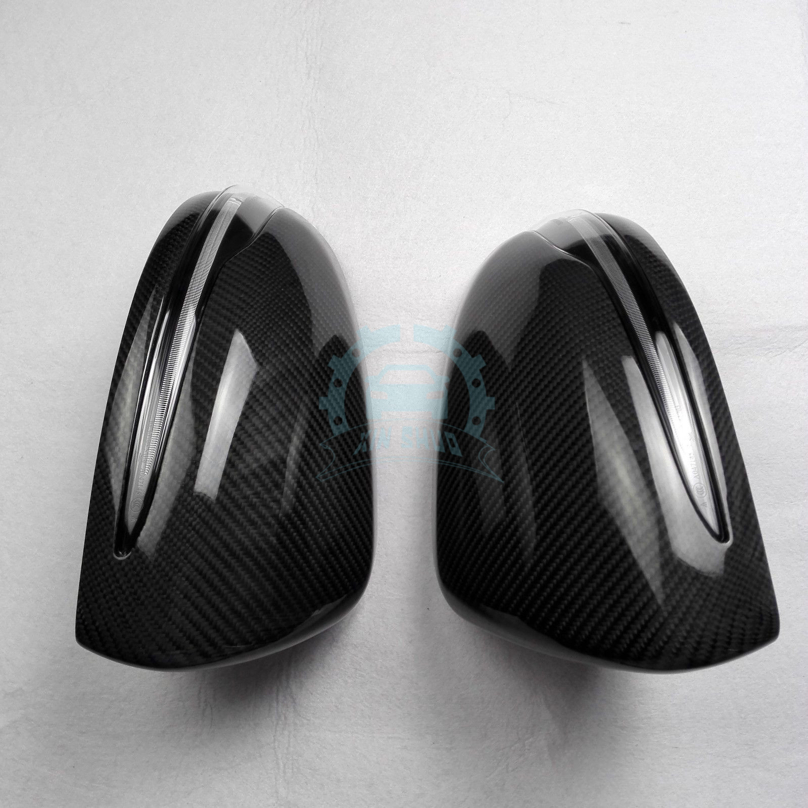 for Mercedes Benz AMG E63 E53 E43 car mirror cover carbon fiber Replacement XS