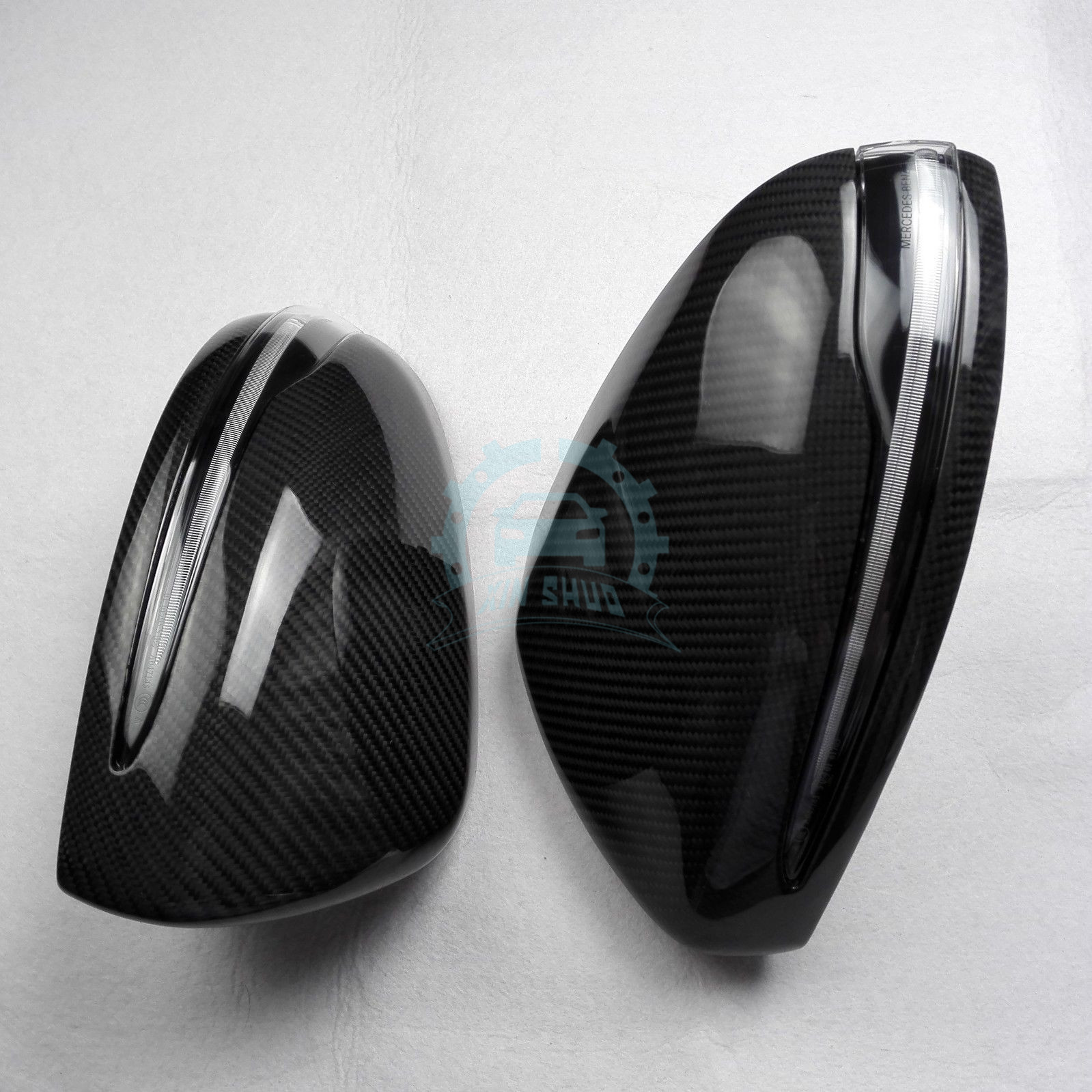 for Mercedes Benz AMG E63 E53 E43 car mirror cover carbon fiber Replacement XS