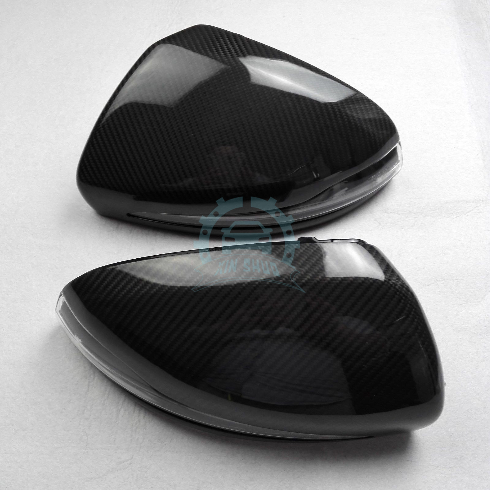 for Mercedes Benz AMG GLC43 GLC63 16-18 car mirror cover ABS carbon fiber