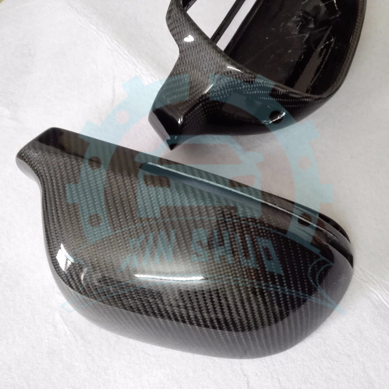 for Audi A8 S8 08-09 D3 car mirror cover carbon fiber surface with side assist