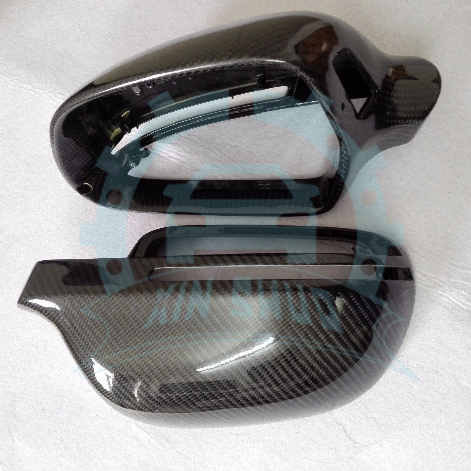 for Audi A8 S8 08-09 D3 car mirror cover carbon fiber surface with side assist
