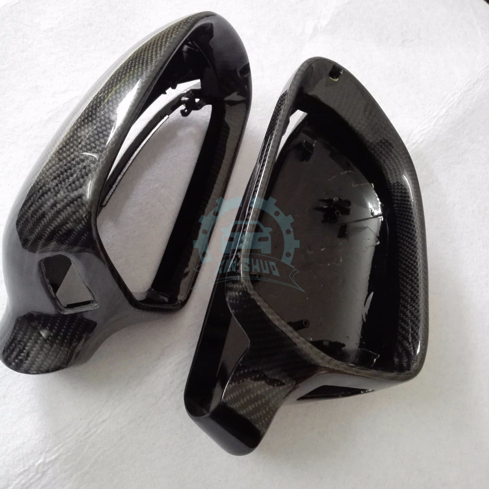 for Audi A8 S8 08-09 D3 car mirror cover carbon fiber surface with side assist