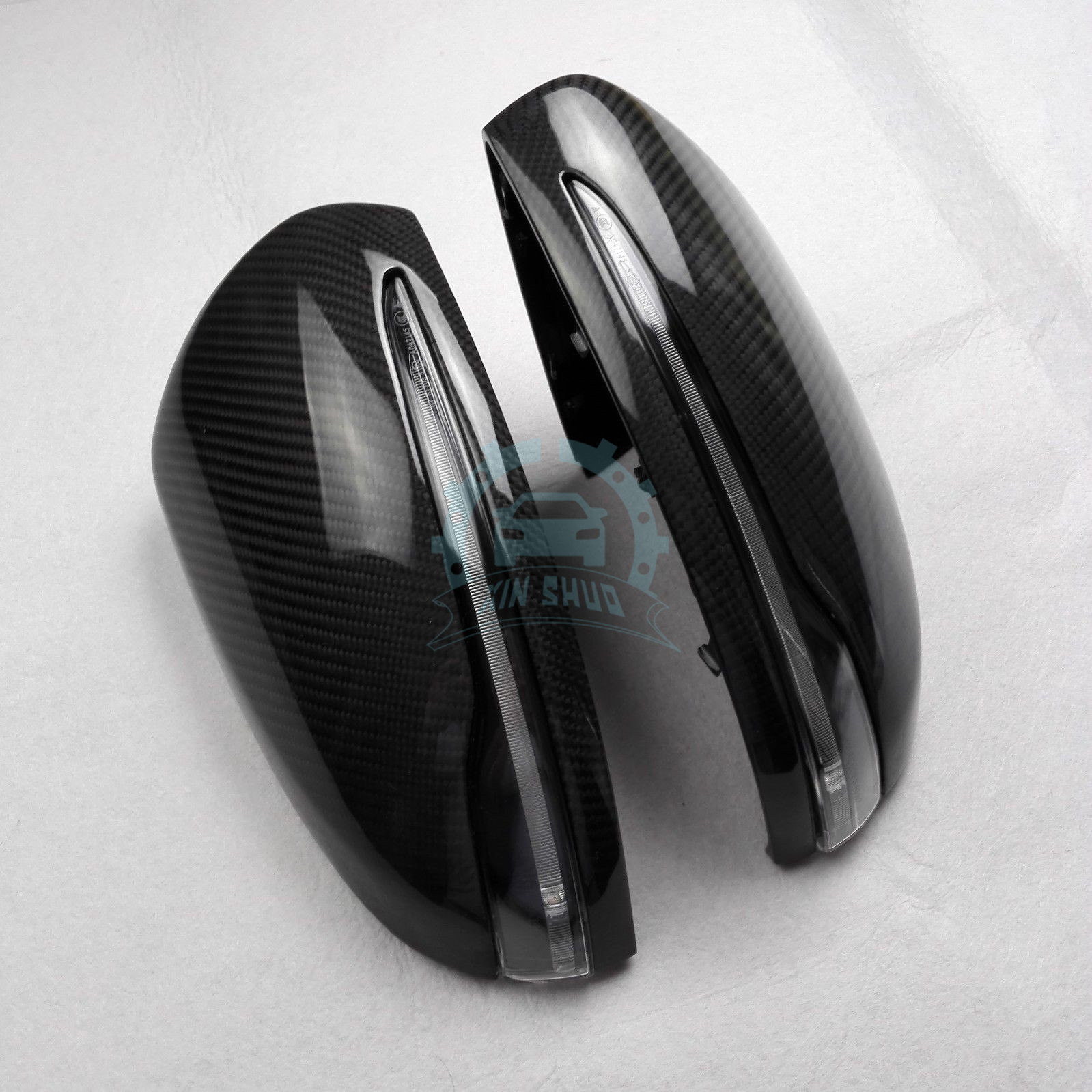 for Mercedes Benz AMG E63 E53 E43 car mirror cover carbon fiber Replacement XS