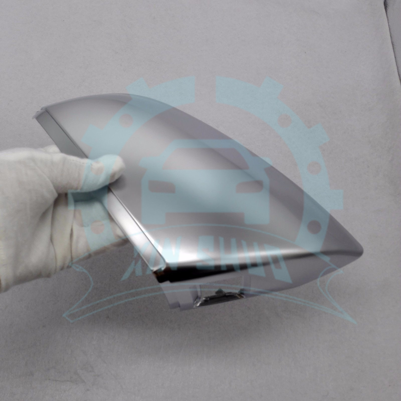 Passenger side WITH install kit 2013 Chevrolet SUBURBAN WO AIR CURTAIN Door mount spotlight 6 inch -Chrome LED