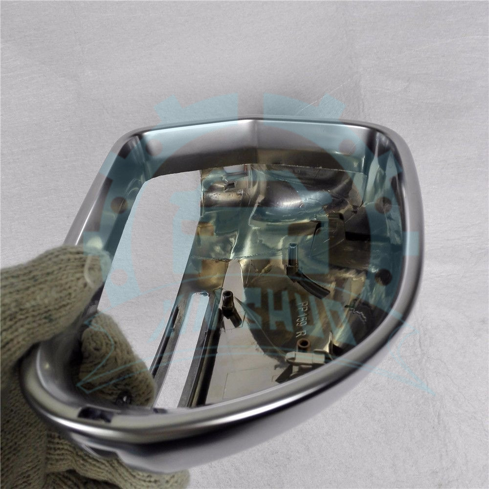 for Audi A8 2008 2009 D3 car mirror cover housing electroplating alu matt silver
