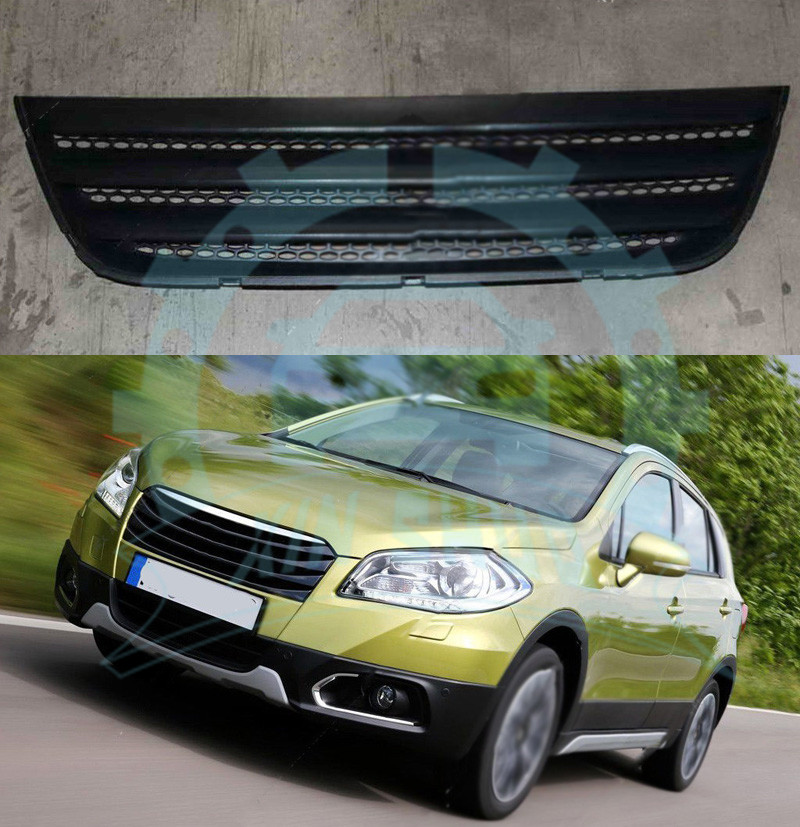 Black Front Bumper Middle Grille Mesh Fit For Suzuki S