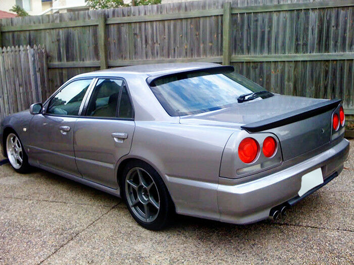 Carbon Fiber Rear Roof Spoiler Wing Bodykits For Nissan R34 Gtr