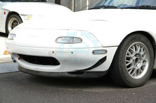 CARBON FIBER CANARD BUMPER CANARDS SPLITTERS FOR MAZDA MIATA JDM MX5 NA MK1 MX-5
