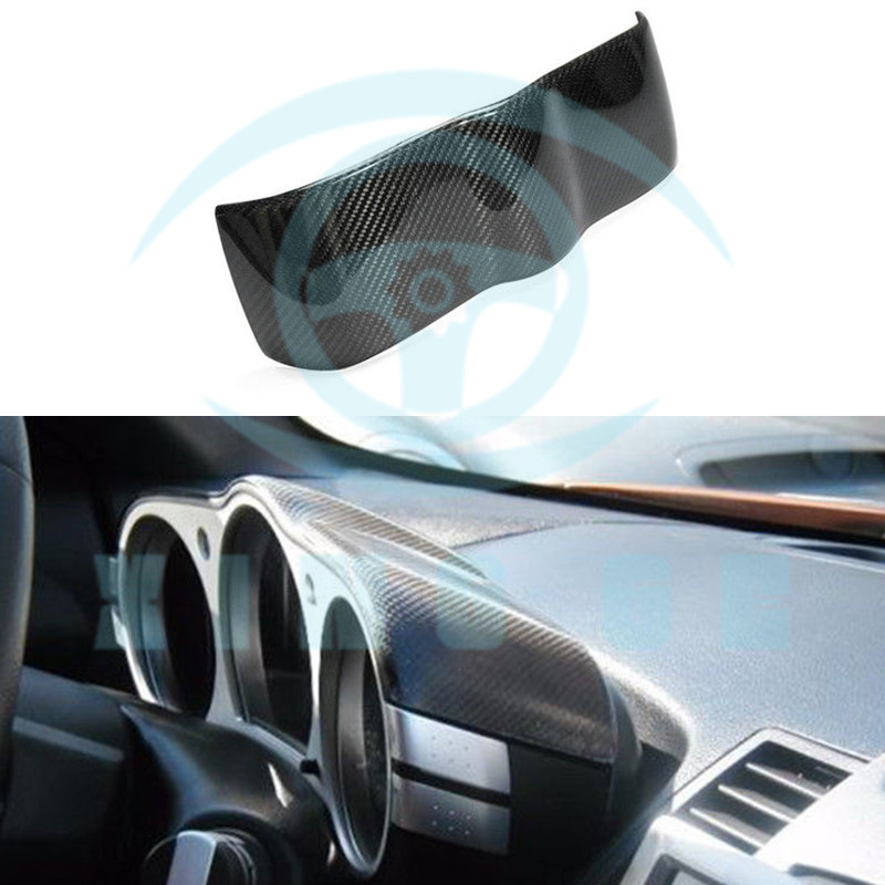 Carbon Fiber Dial Dash Cover Panel Moulding Trim For Nissan Z33 350z Carbon Fiber Dial Dash Cover Panel Moulding Trim For Nissan Z33 350z Interior Yj