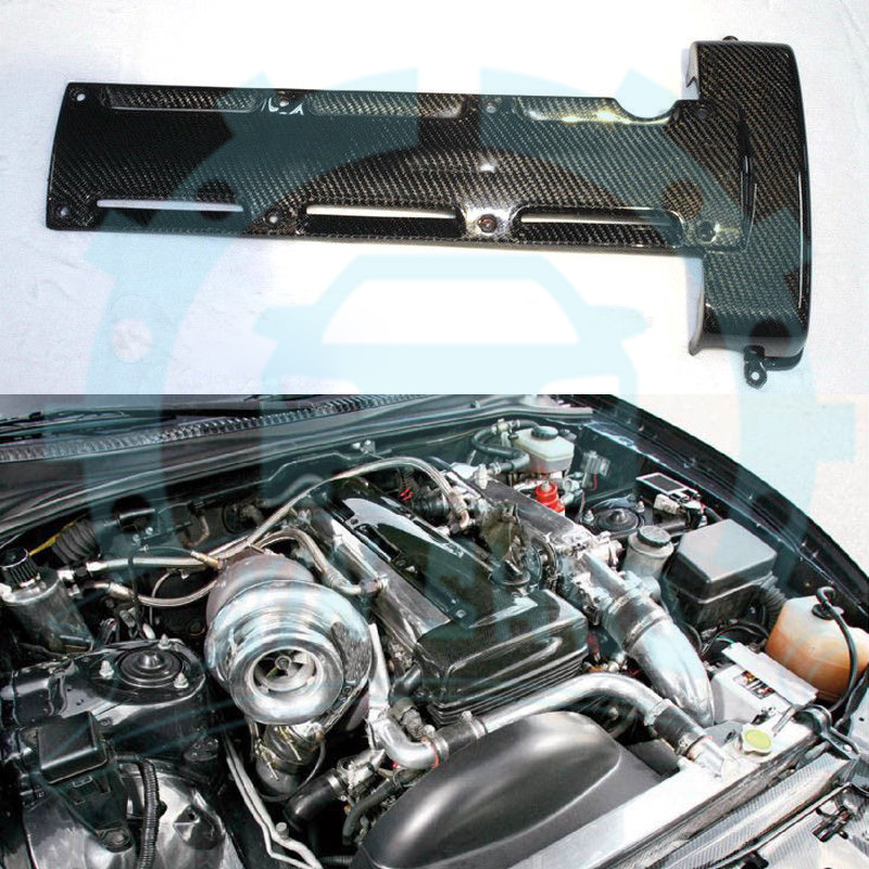 Carbon Fiber 2jz Gte Engine Cover For Toyota Supra Mk4 1993 1998