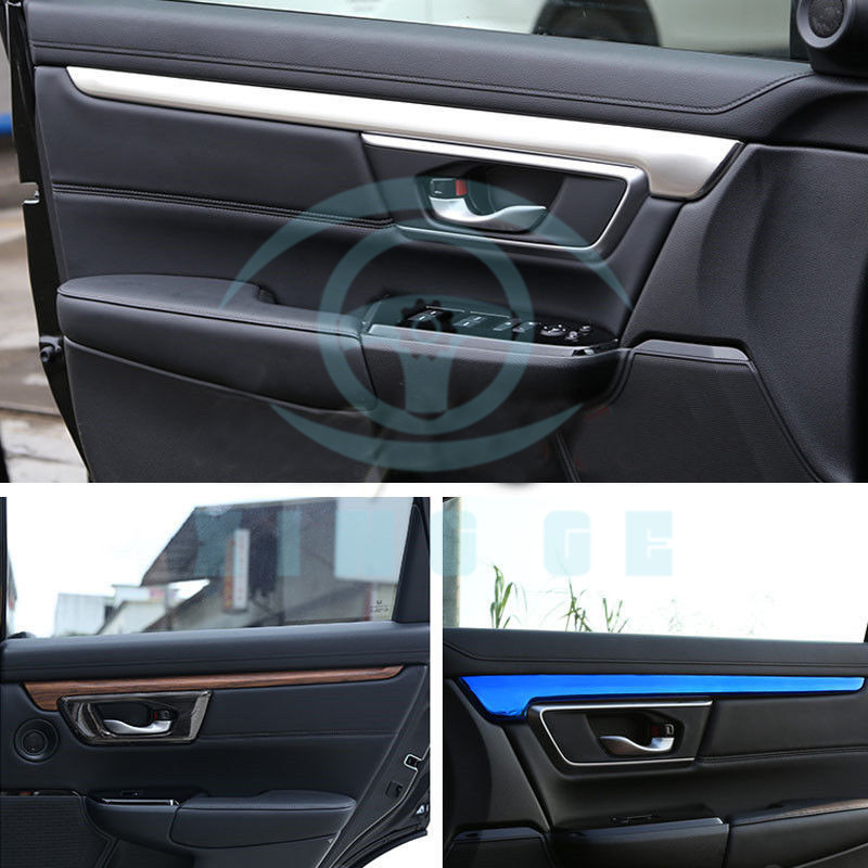 Details About 4pcs Interior Door Trim Stainless Stell Sequined For Honda Crv Cr V 2017 2018