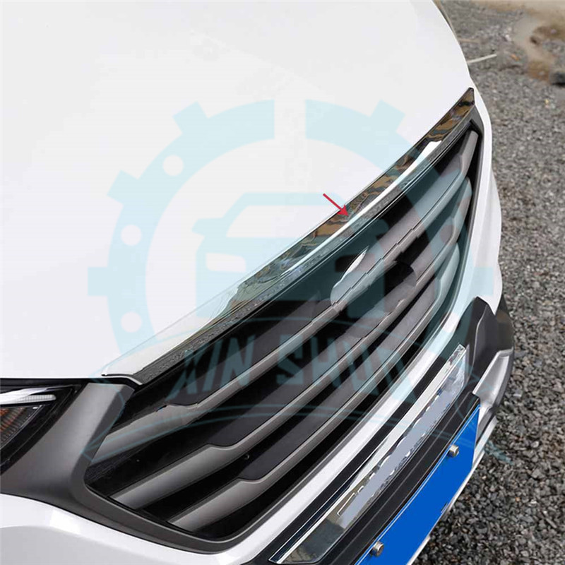Front Engine Hood Grille Cover Sticker Trim For Hyundai Tucson 2015 2016 2017
