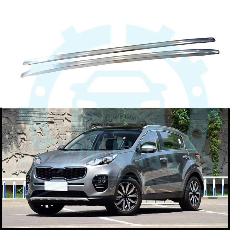 2Pcs Aluminium Roof Rail Roof Rack Side Bar for KIA New Sportage 2016