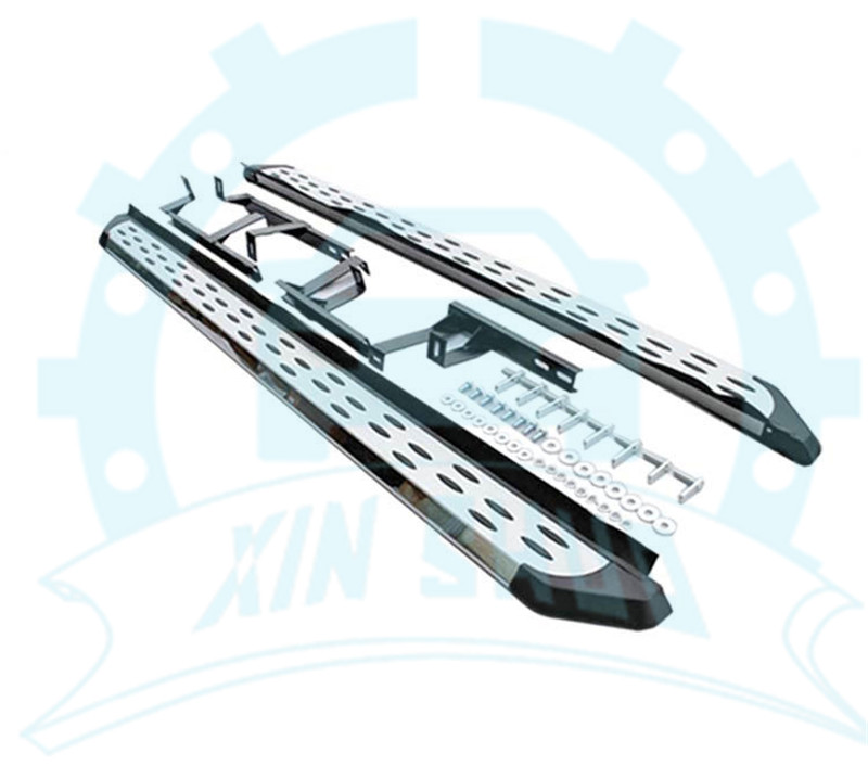 Cadillac XT5 2017-2018 Aluminum Side Step Running Board Nerf Bar Chrome Silver